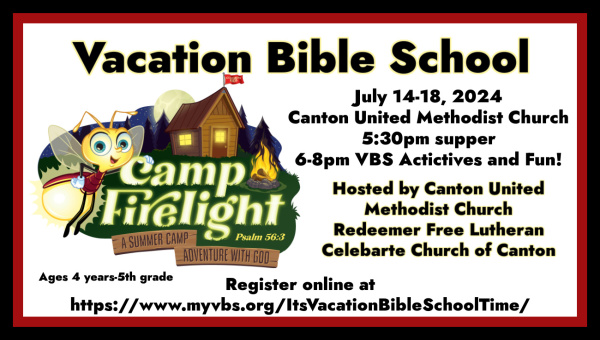 MyVBS | Canton United Methodist Church/ Redeemer Free Lutheran ...